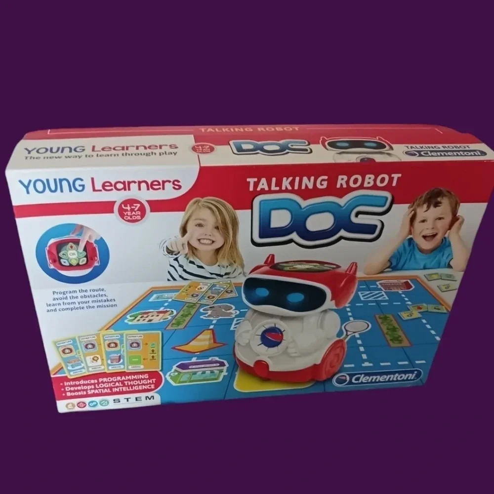 Clementoni doc educational talking robot game young learner 4 & 7 years olds